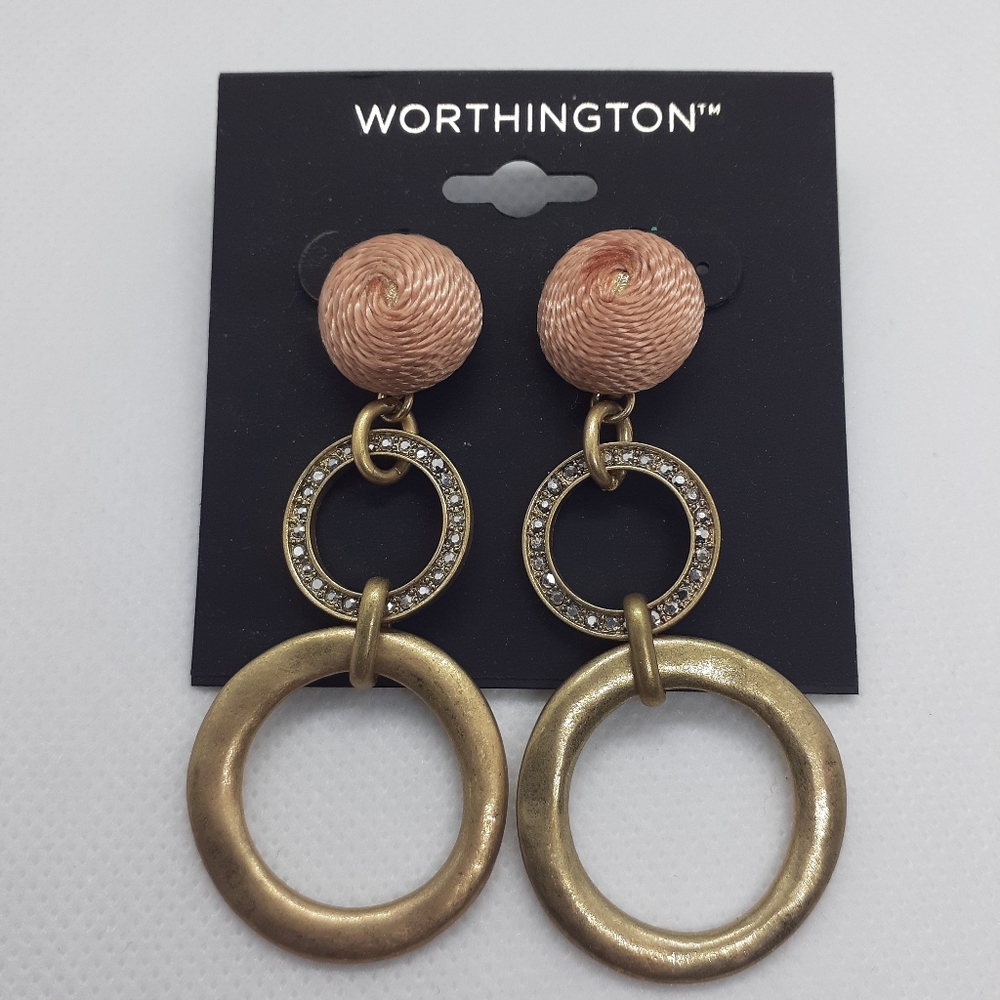 Worthington  goldtone earrings